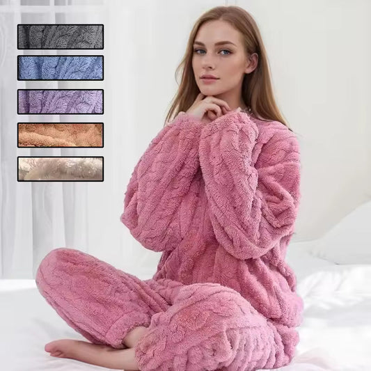 Ultrazachte fleece loungewearset voor dames