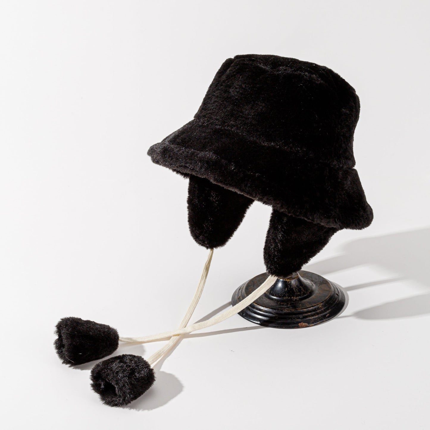 Pandaize Winter Plush Bucket Hat