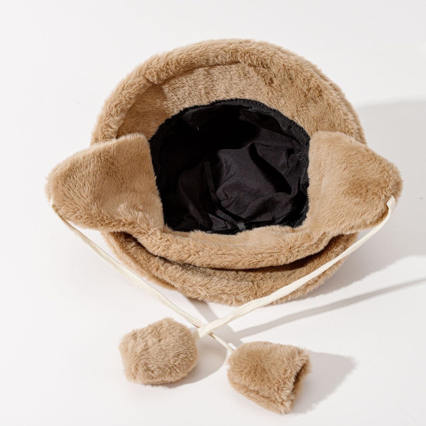 Pandaize Winter Plush Bucket Hat